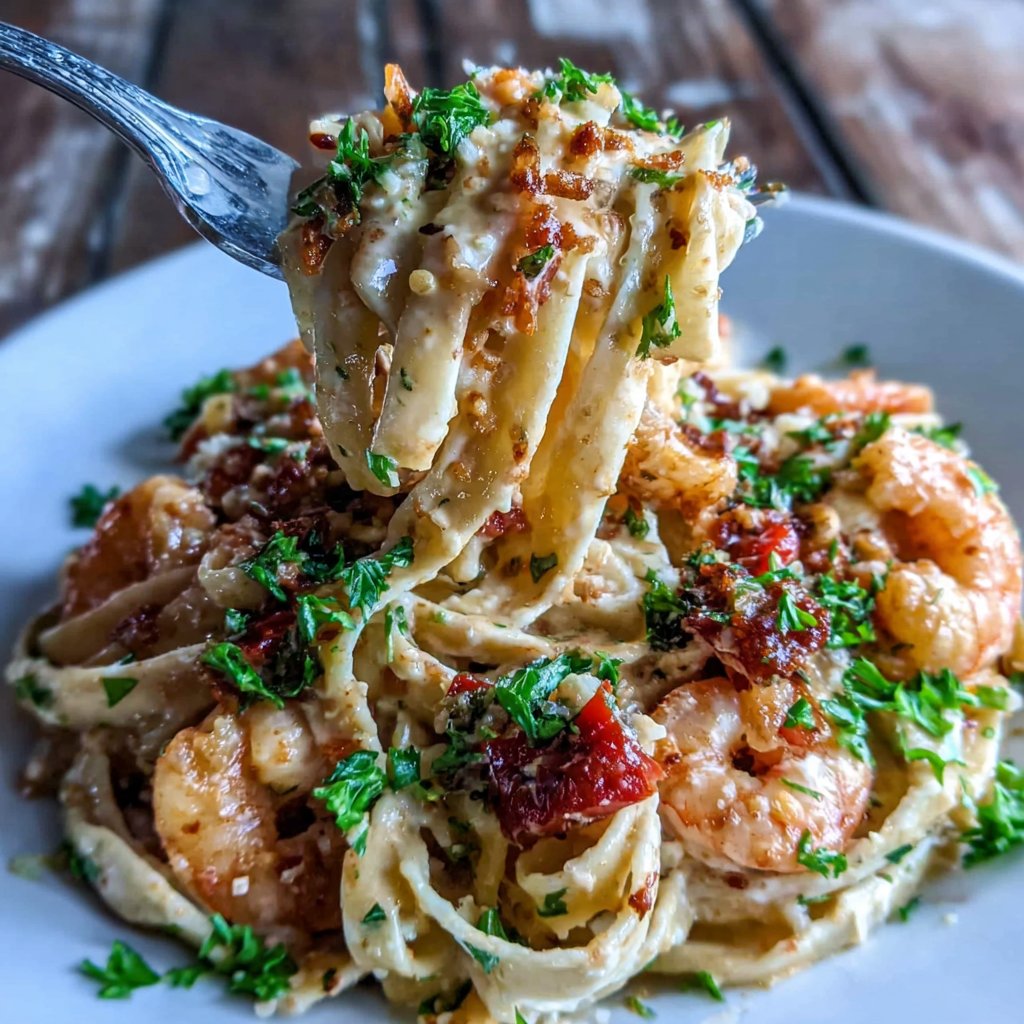 Creamy Cajun Shrimp Pasta
