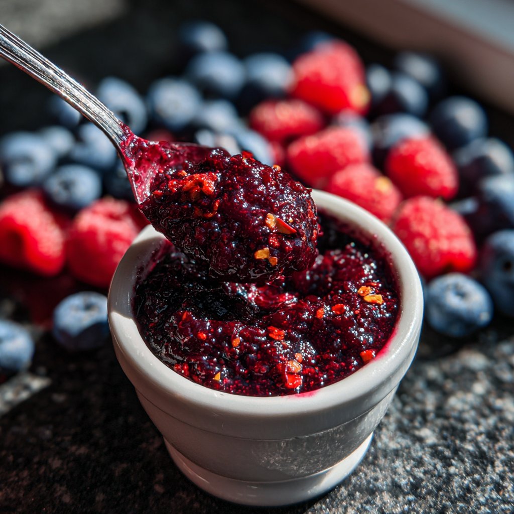 Sweet and Spicy Berry Chutney