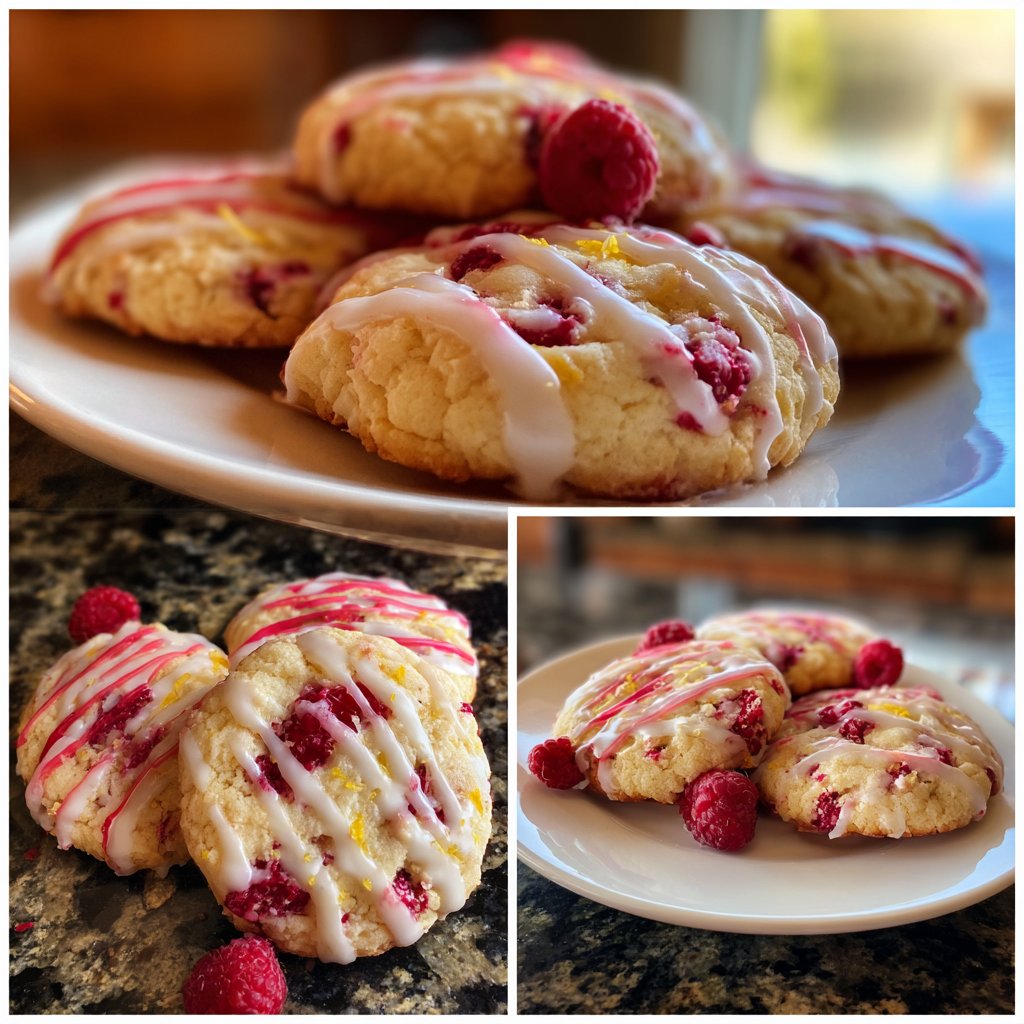 Raspberry Lemonade Spring Cookies