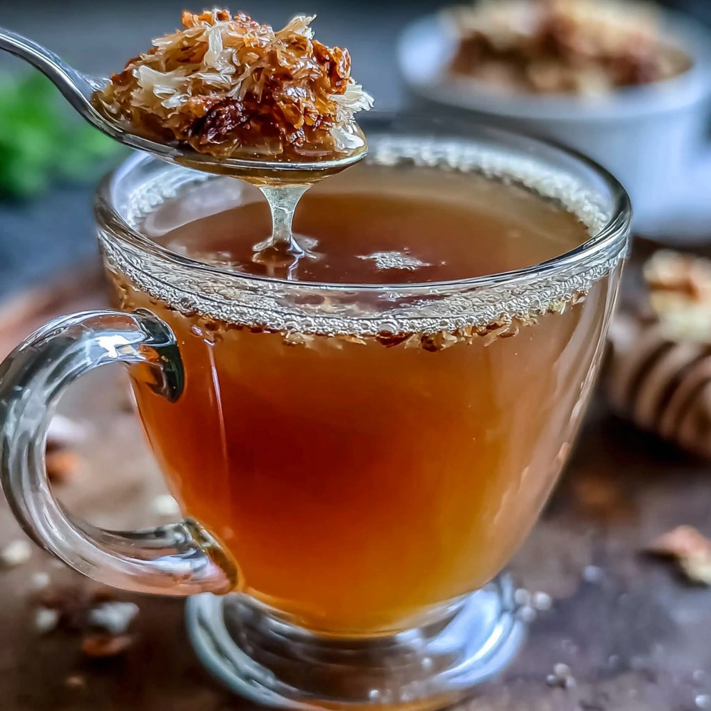 Dandelion Tea with Honey
